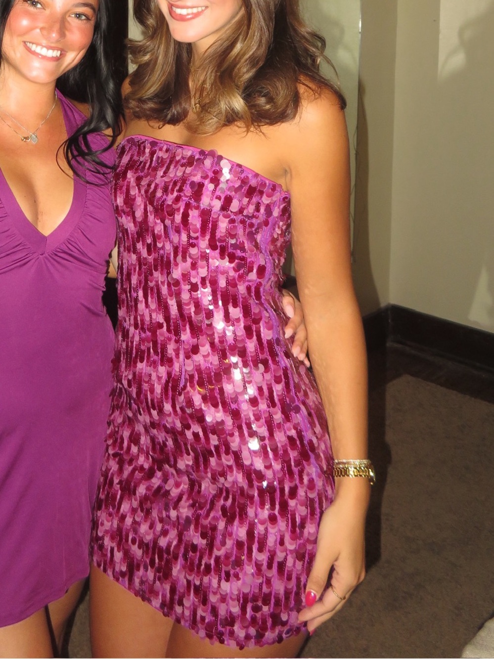 Women’s Seliora Sequin Mini Dress - Plum